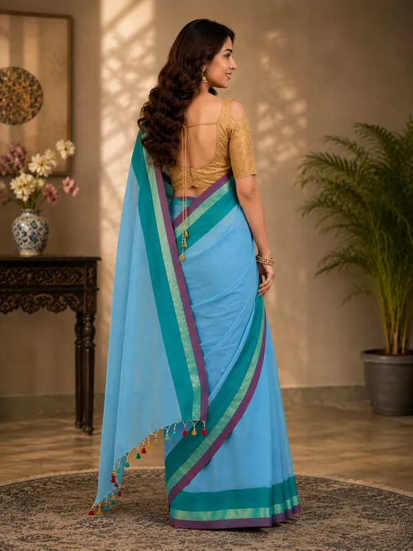 Cotton_saree_with_Multicolour__Border