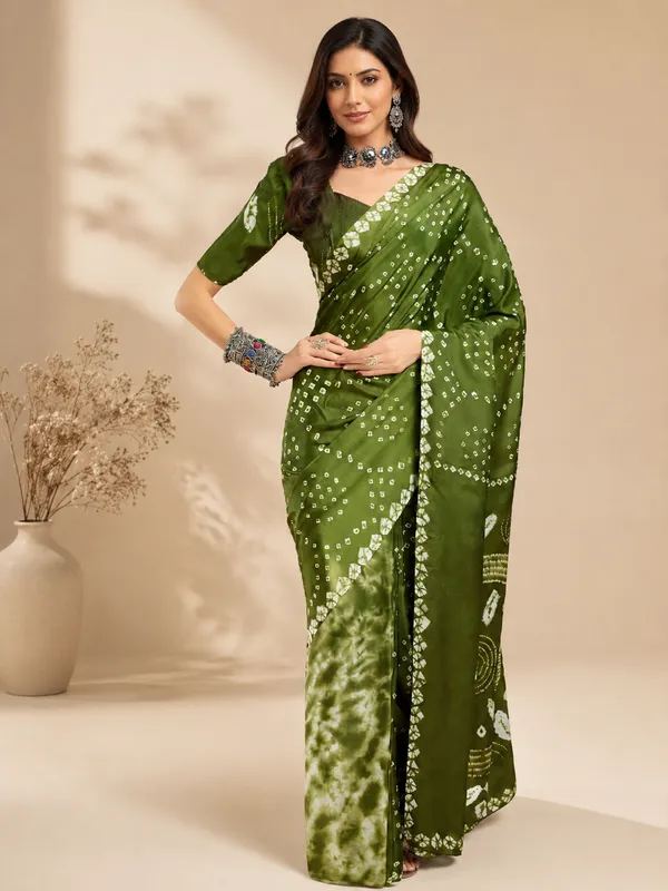 Bandhani_Print_Bhagalpuri_Silk_Saree