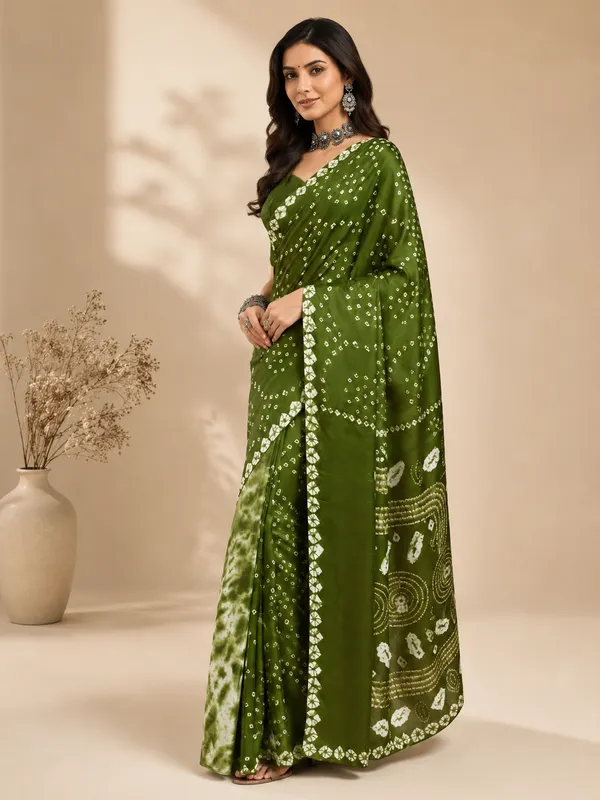 Bandhani_Print_Bhagalpuri_Silk_Saree