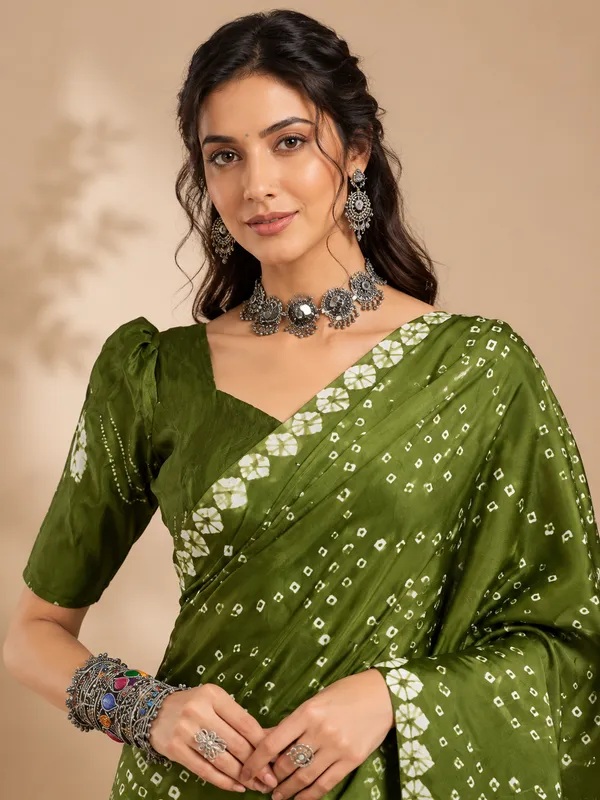 Bandhani_Print_Bhagalpuri_Silk_Saree