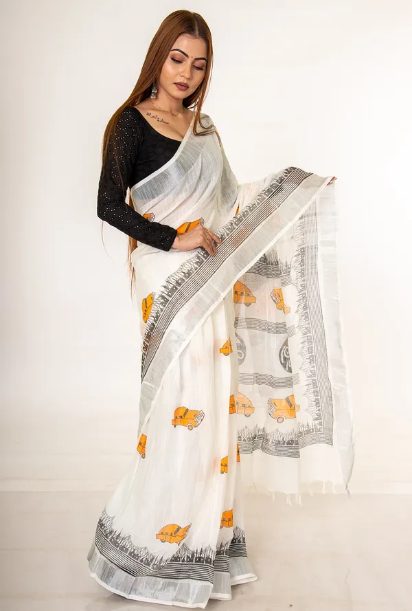 Cotton_blend_graphic_print_saree