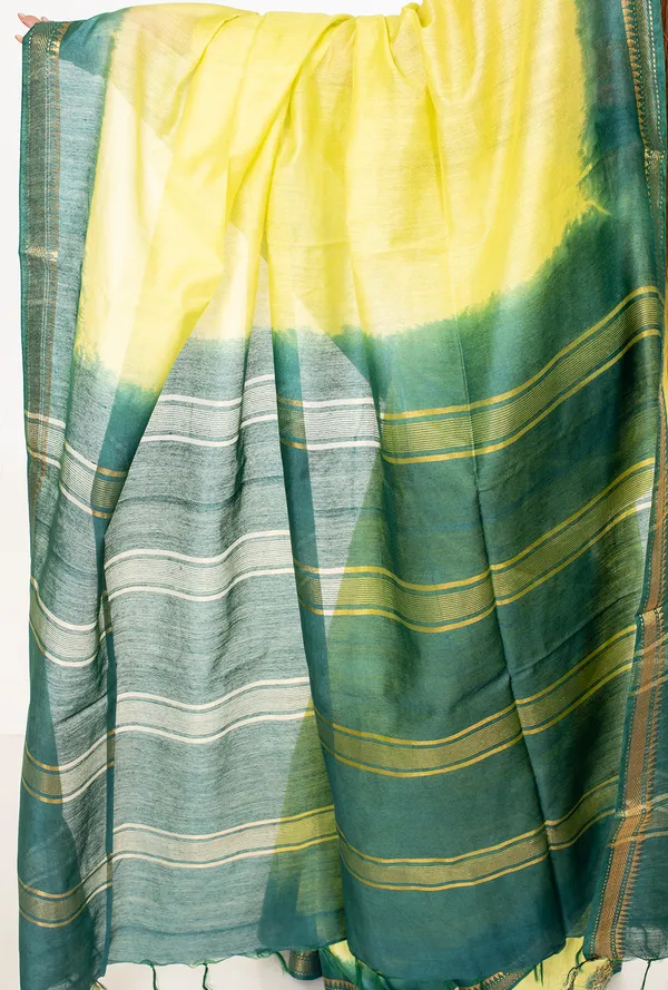 Cotton_green_silk_saree