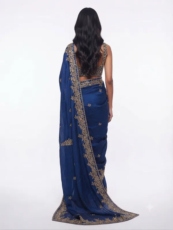 Designer_Saree_with_Intricate_Golden_Floral_Embroidery_and_Elegant_Traditional_Border_for_Women