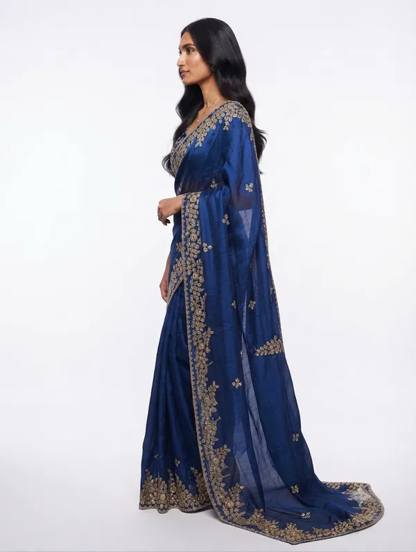 Designer_Saree_with_Intricate_Golden_Floral_Embroidery_and_Elegant_Traditional_Border_for_Women