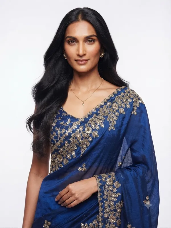 Designer_Saree_with_Intricate_Golden_Floral_Embroidery_and_Elegant_Traditional_Border_for_Women