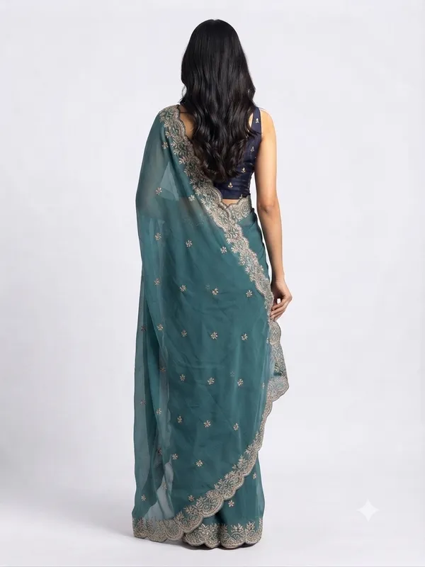 Designer_Saree_with_Intricate__Embroidered_Border_and_Delicate_Floral_Motif_Work_for_Women