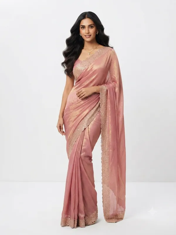 Designer_Saree_with_Shimmer_Finish_and_Intricate_Embellished_Scalloped_Border_for_Women