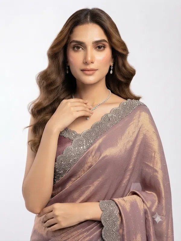 Designer_Saree_with_Shimmer_Finish_and_Intricate_Scalloped_Embellished_Border_for_Women