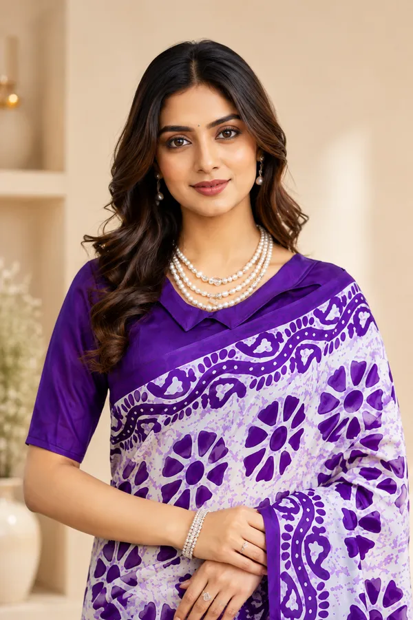 Floral_Print_Bhagalpuri_Silk_Saree