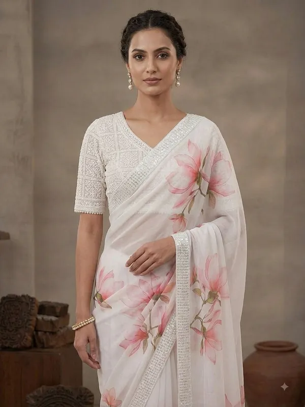 Floral_Printed__Saree_with_Swarovski_Work_for_Festive_&_Party_Wear