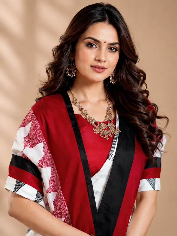 Geometric_Print_Bhagalpuri_Silk__Saree