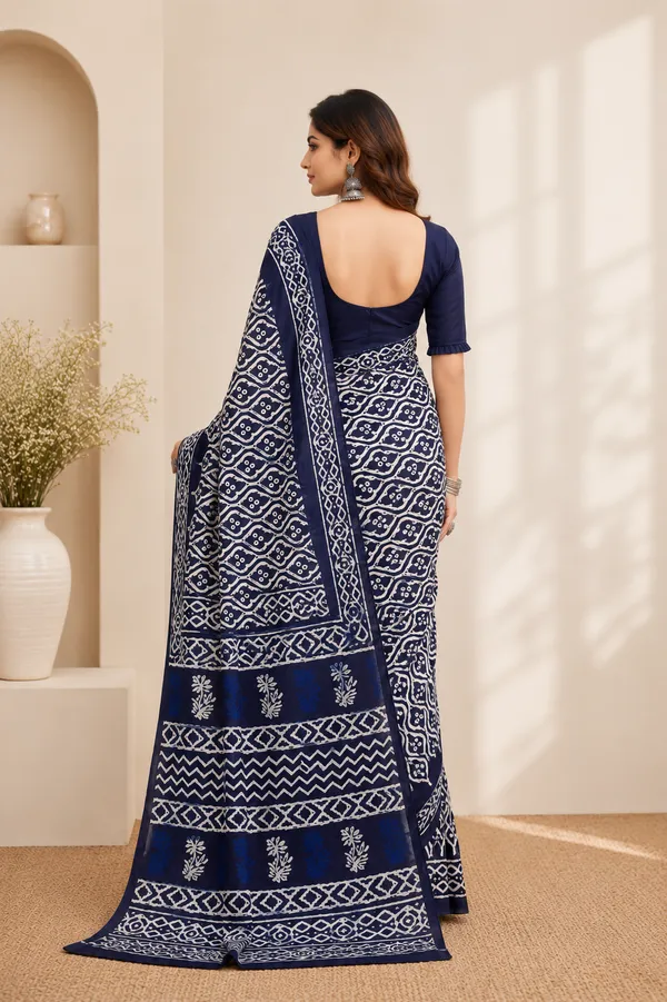 Hand_Block_Print_Bhagalpuri__Silk_Saree_with_Designer_Pallu