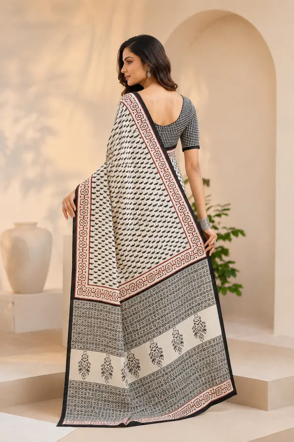 Ivory_Bhagalpuri_Printed_Silk_saree