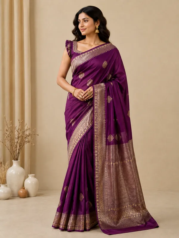Soft_Silk_Zari_Woven_Purple_Saree