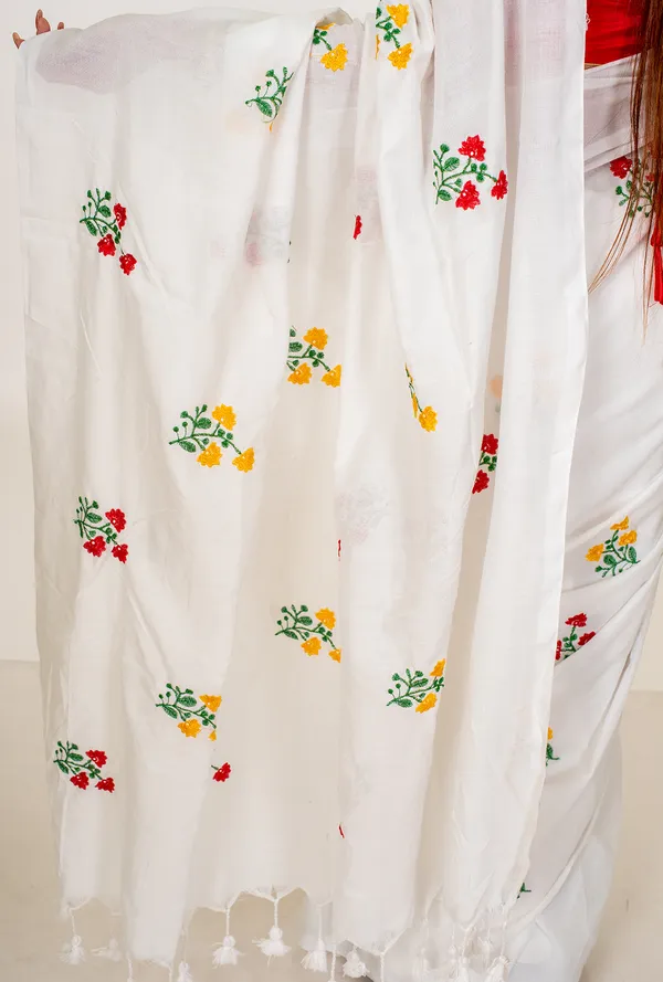 Khadi_Floral_Embroidered_Saree