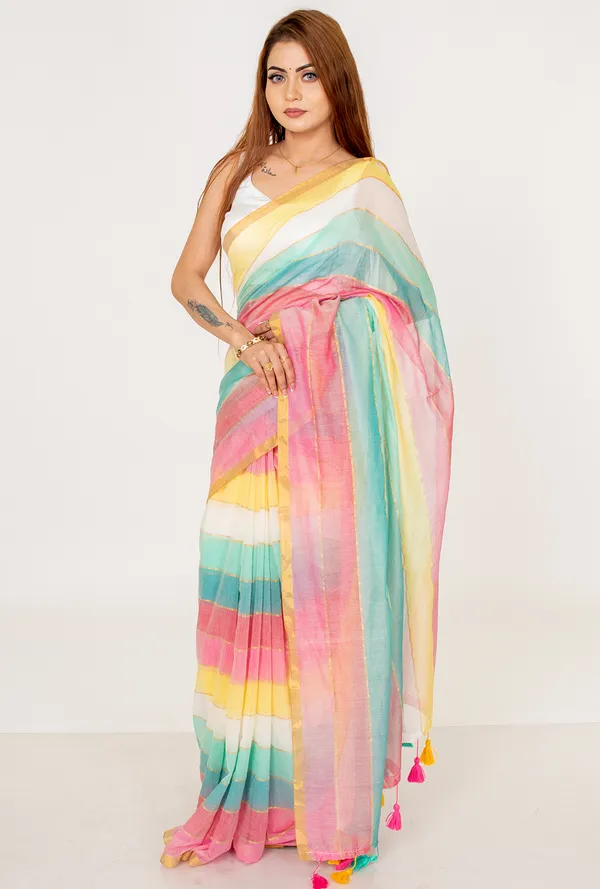 Multicolor__mul_cottonSaree