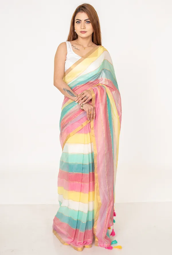 Multicolor__mul_cottonSaree