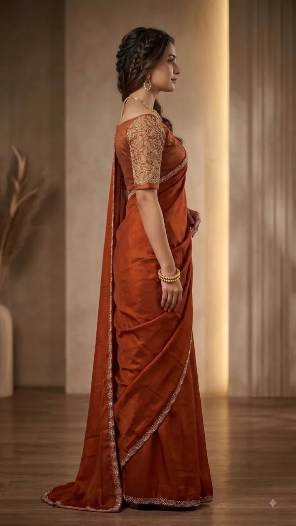Stylish_Designer_Saree_with_Elegant_Lace_Border_for_Women