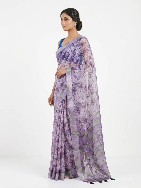 Stylish_Printed_Designer_Saree_with_Rich_Zari_Border_for_Party_Wear