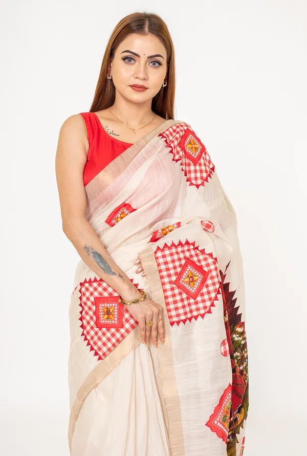 Tissue_saree_with_red_patch_work