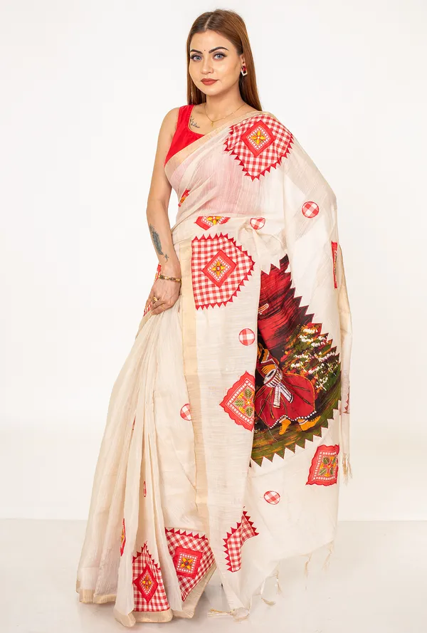 Tissue_saree_with_red_patch_work