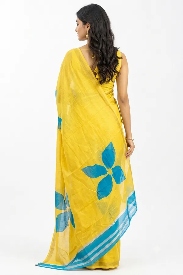 Trendy_Flower_Printed_Saree