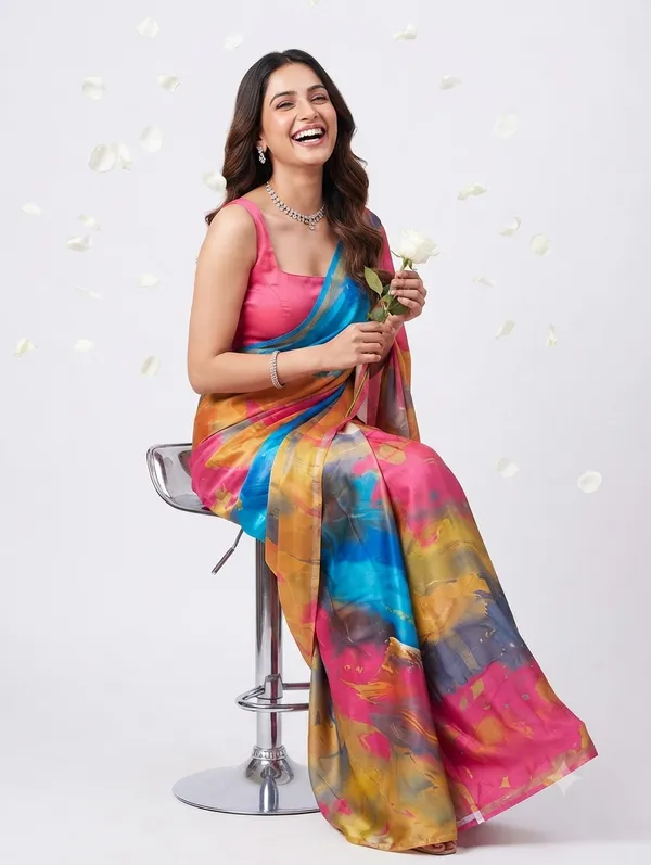 Trendy_Multi_Color_Printed_Saree