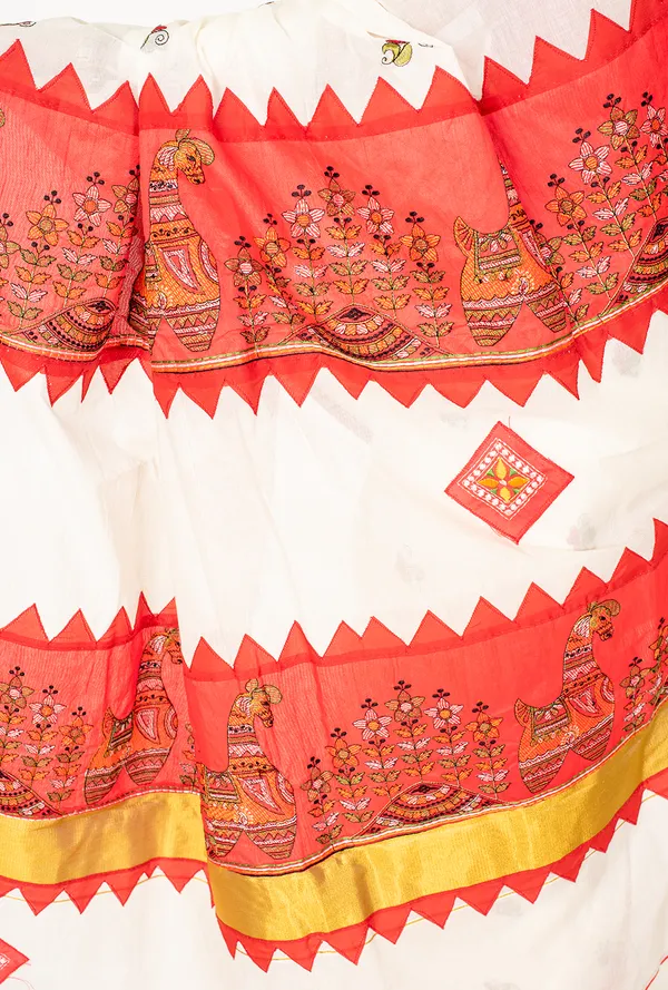 White_Embroidered_Cotton_Saree_with_Red_Printed_Pallu