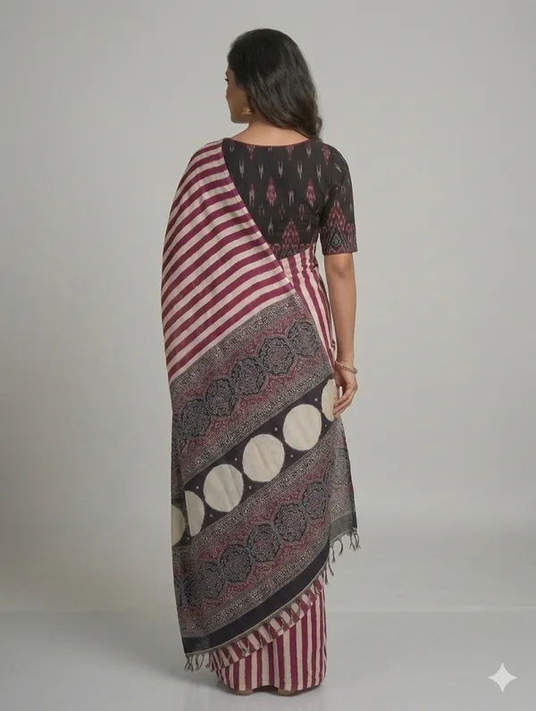 Women's_Soft_Crepe_Striped_Saree_with_Printed_Pallu