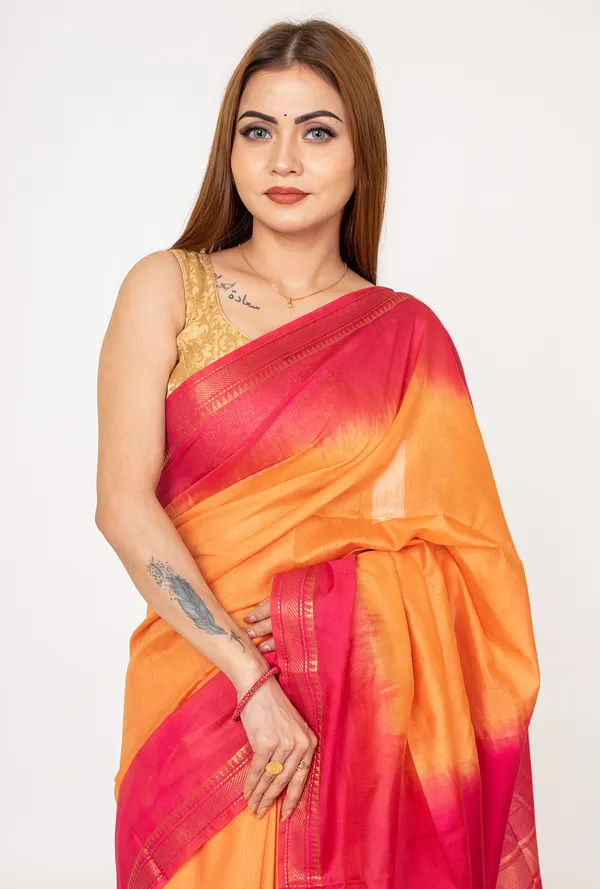 Yellow_cotton_silk_saree