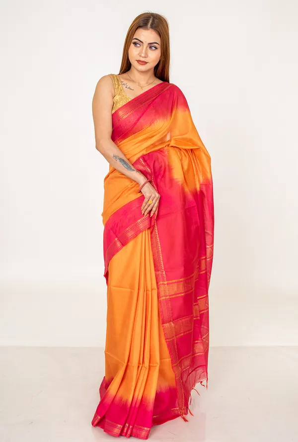 Yellow_cotton_silk_saree