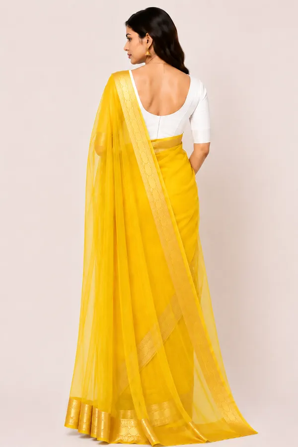 yellow_organza_tissue_saree_with_gold_border