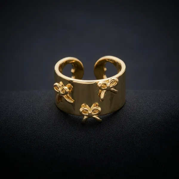 RAVUNE_Gilded_Bow_Gold_Stainless_Steel_Anti-Tarnish_Ring_for_Women