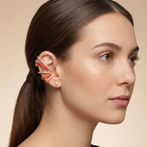 RAVUNE_Candy_Coated_Earcuff__Gold_Stainless_Steel_Anti-Tarnish_Earring___for_Women