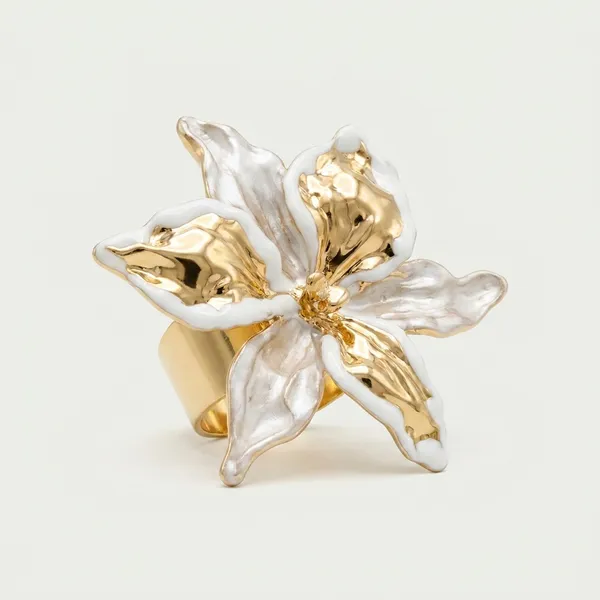 RAVUNE_Pearl_lily_Gold_Stainless_Steel_Anti-Tarnish_Ring_for_Women