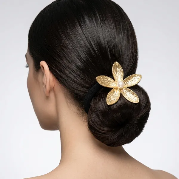 RAVUNE_Jasmine_Gold_Stainless_Steel_Anti-Tarnish_Hair_Tie_For_Women