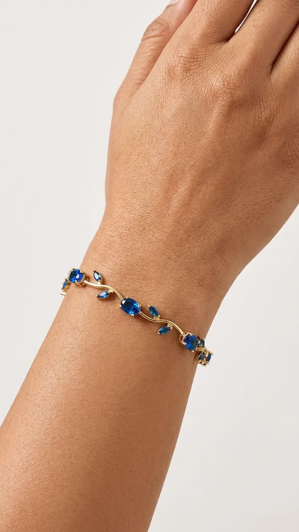 RAVUNE_Blue_Tulip_Gold_Stainless_Steel_Anti-Tarnish_Bracelet_for_Women