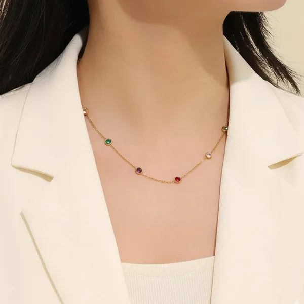 Ravune_Seven_Shades_Radiance_Stainless_Steel_Anti-Tarnish_Necklace_for_Women
