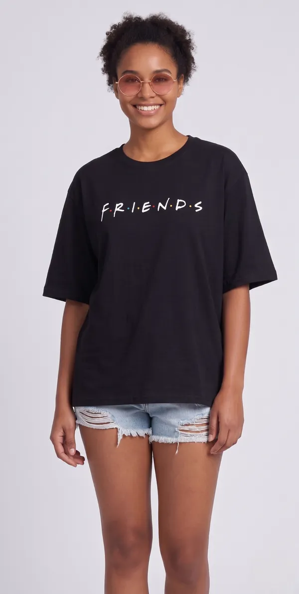 Friends_Logo_Printed_Oversized_T-Shirt