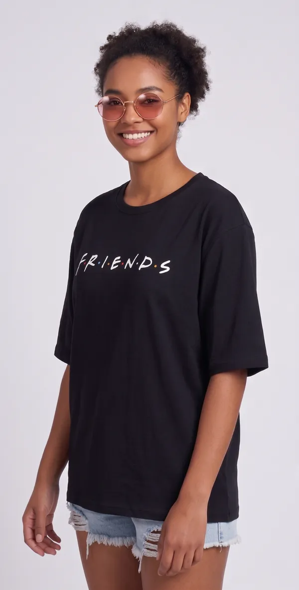 Friends_Logo_Printed_Oversized_T-Shirt