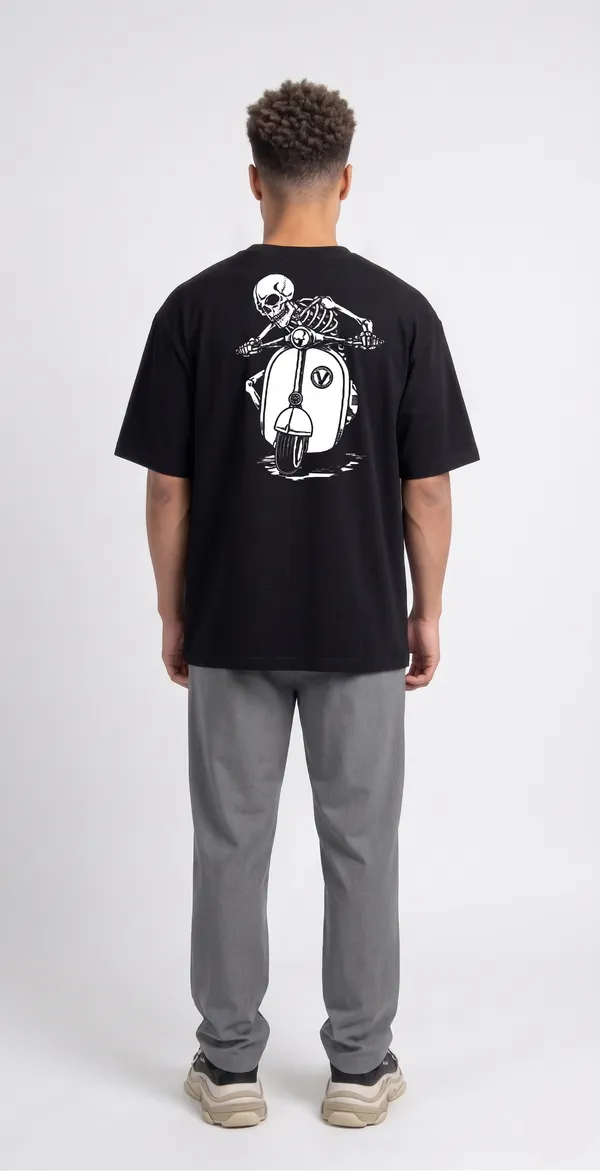 Skeleton_Riding_Scooter_Graphic_Oversized_T-Shirt