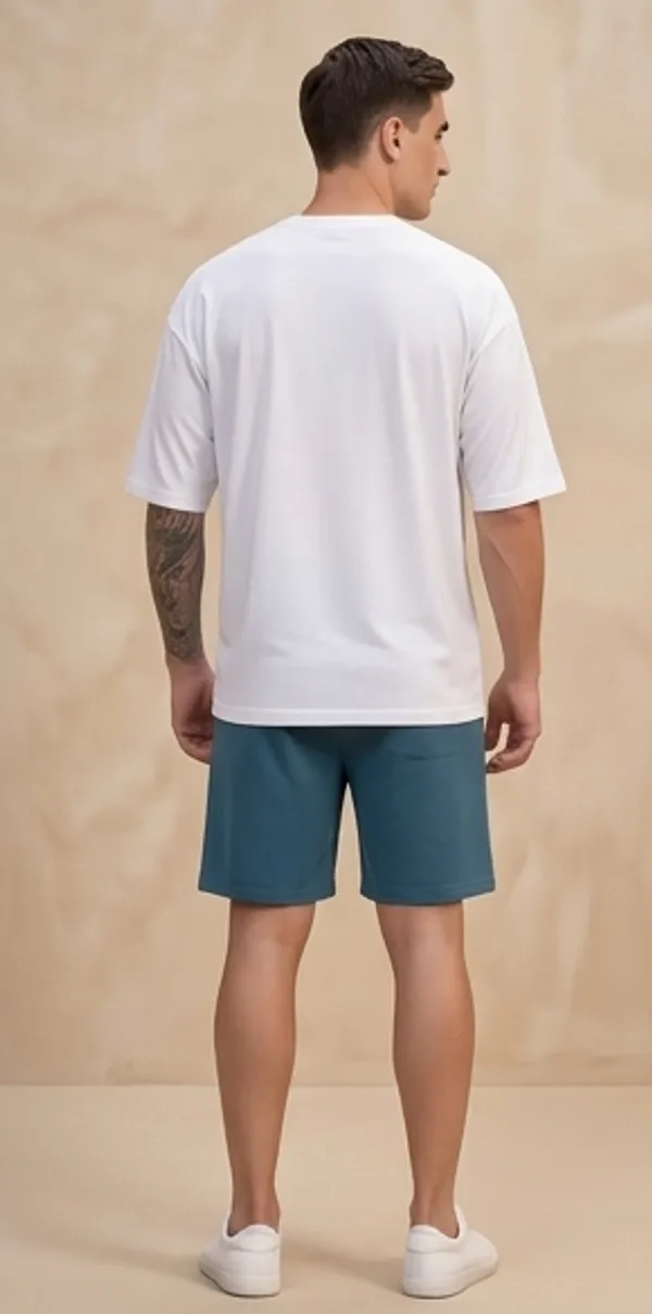Minion_Print_T-Shirt_And_Shorts_Set