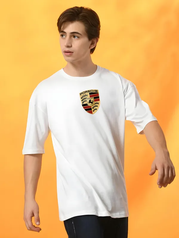 Porsche_Logo_Print_Cotton_T-Shirt