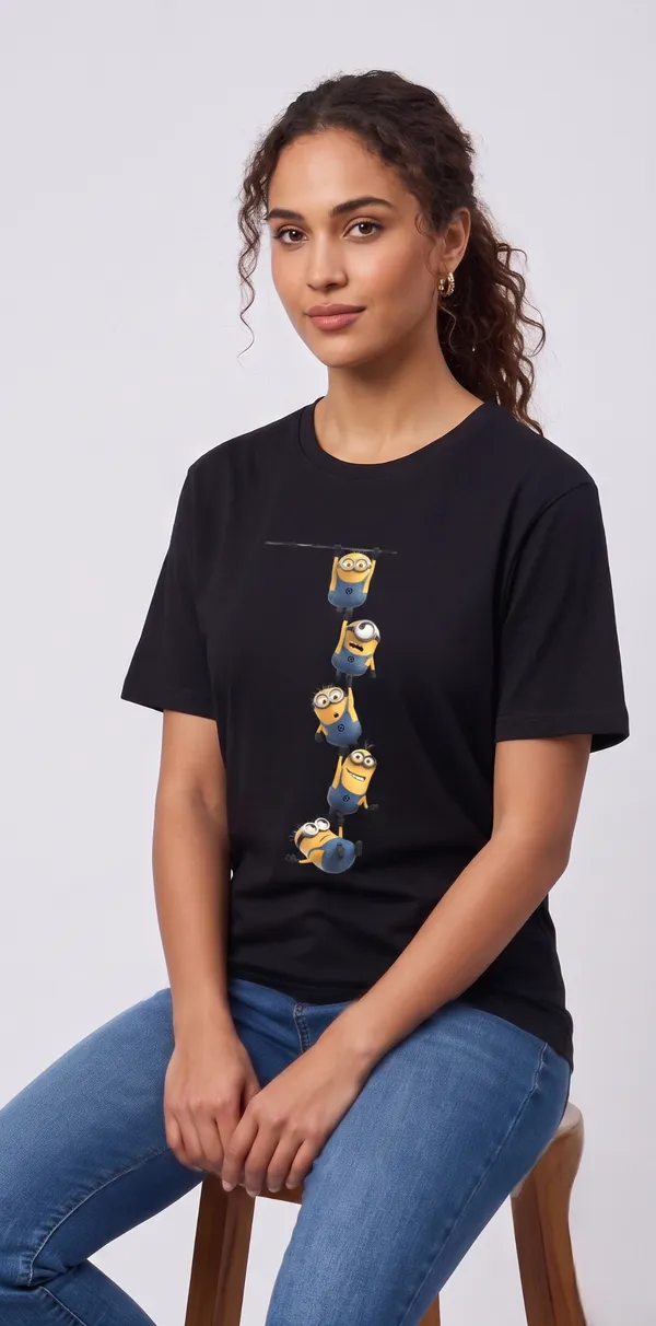Minions_Printed_Casual_T-Shirt