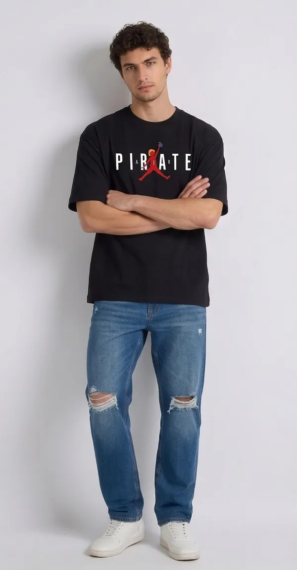 Pirate_Graphic_T-Shirt_With_Distressed_Denim_Jeans_Set