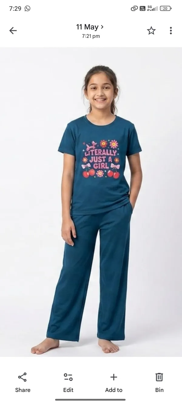 Navy_Blue_Pencil_cloth_two_way_lycra_Co-Ord_Set__For_Girls