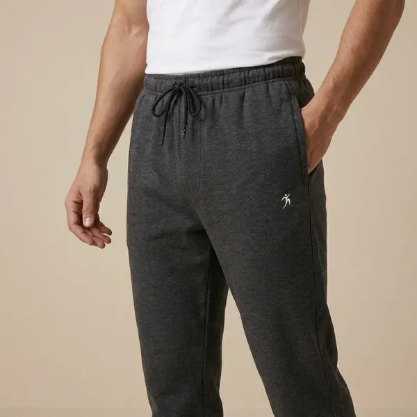 Men's_Dark_Grey_Joggers_With_Drawstring_-_Comfortable_Cotton_Blend_Track_Pants