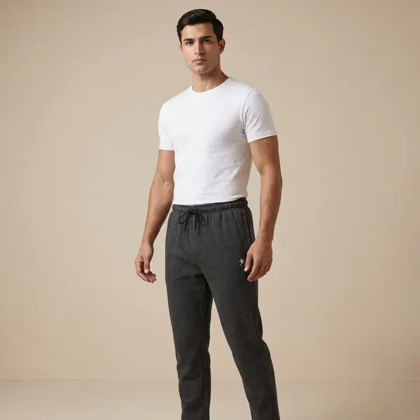 Men's_Dark_Grey_Joggers_With_Drawstring_-_Comfortable_Cotton_Blend_Track_Pants
