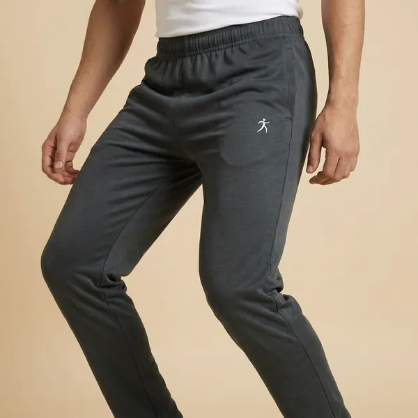 Men's_Charcoal_Grey_Track_Pants_With_White_Logo