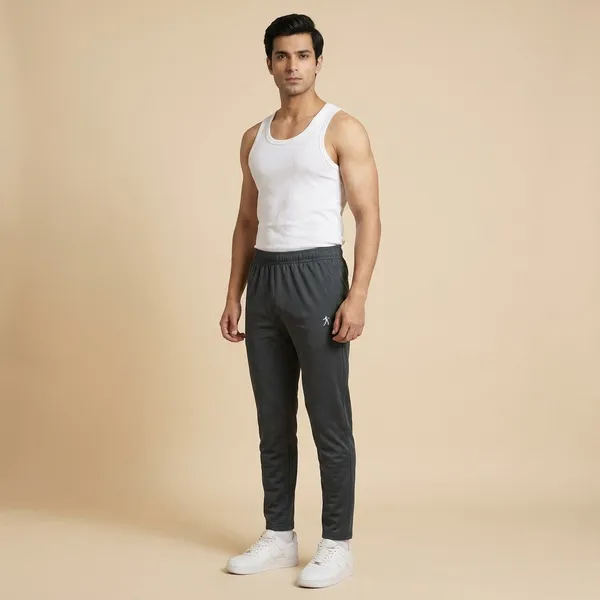 Men's_Charcoal_Grey_Track_Pants_With_White_Logo
